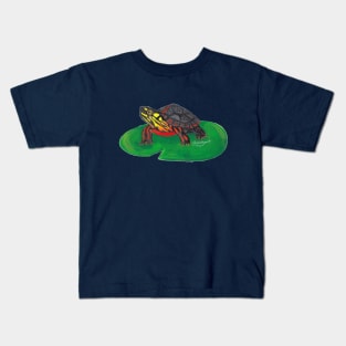 Painted Turtle Baby Kids T-Shirt